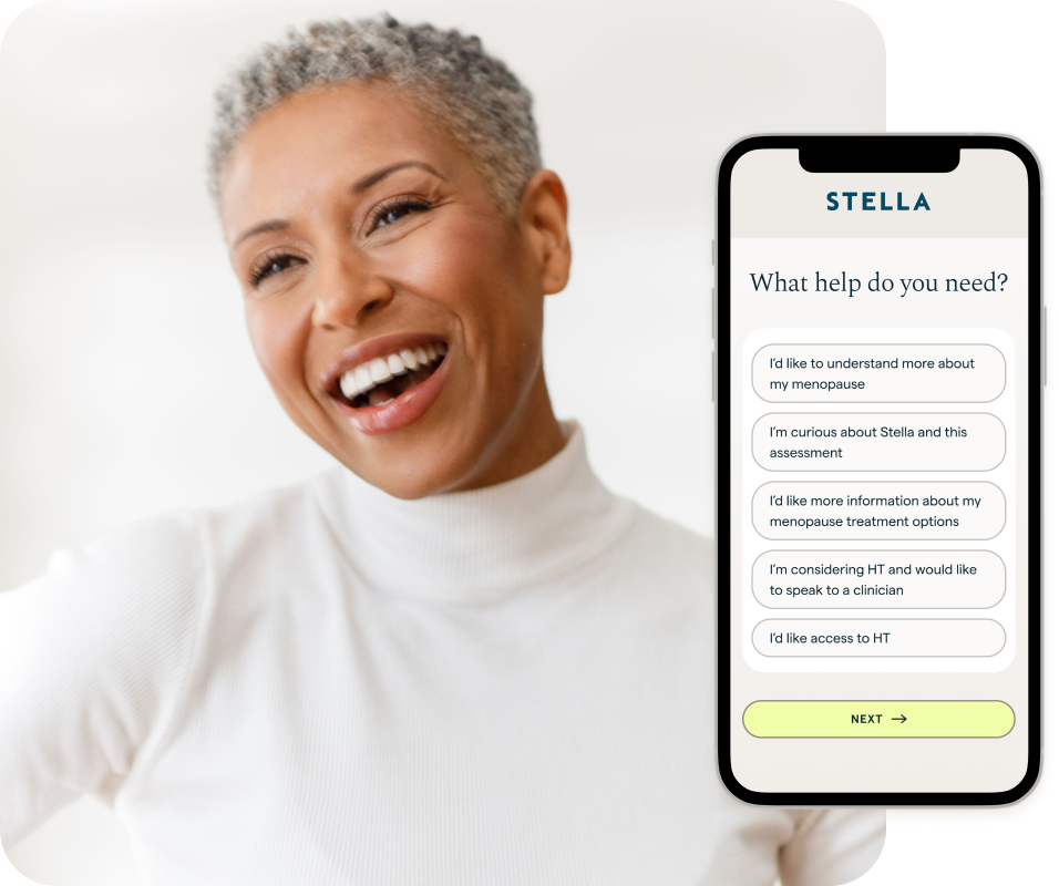 two iphones with assessment pages